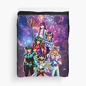 zodiac warriors in the universe Duvet Cover