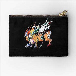 knights of the zodiac, seiya, ikki, Shiryu, Hyoga, Shun, saint seiya Zipper Pouch