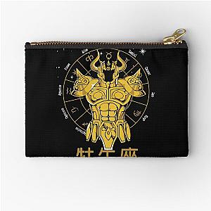 TAURUS CLOTH -  ALDEBARAN GOLD CLOTH SAINT SEIYA Zipper Pouch