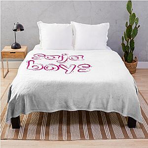 Saja Boys Doodle Style Sticker Design Throw Blanket