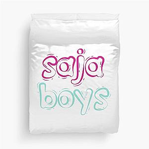 Saja Boys Doodle Style Sticker Design Duvet Cover