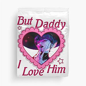 Saja Boys But I Love Him Kpop Demon Hunters Duvet Cover