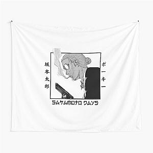 Sakamoto Days - Taro Sakamoto in Japanese Tapestry
