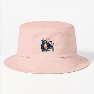 Sakamoto in a Japanese bucket hat