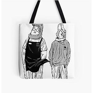Sakamoto Days Sakamoto x All Over Print Tote Bag