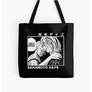 Sakamoto Japanese All Over Print Tote Bag