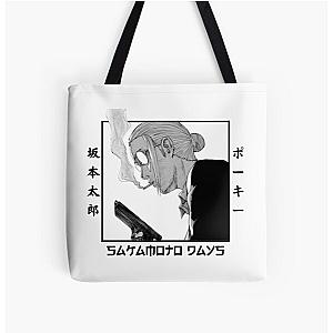Sakamoto Days - Taro Sakamoto Japanese All Over Print Tote Bag