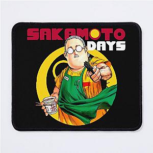 Sakamoto Days Holding Ramen Mouse Pad