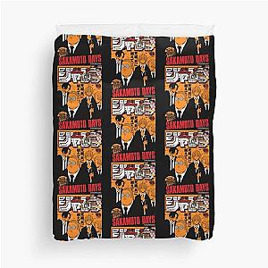 Sakamoto Days Orange Duvet Cover