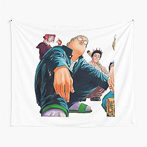 Sakamoto Days In Japanese Tapestry