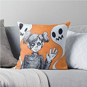 Sally Face Pillows - Sally Face with ghosts Throw Pillow RB0106 [ID9126]