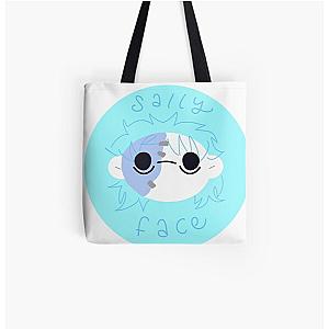 Sally Face Bags - Sally Face Round Sticker All Over Print Tote Bag RB0106 [ID9281]