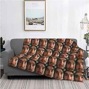 Jschlatt Blanket - Jschlatt Face Print Bedspread Blanket [ID12107]