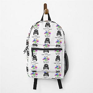 I am a Salt and pepper hair girl Backpack