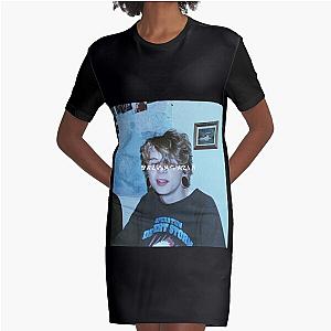 Melanchole Salvia Palth Sticker Graphic T-Shirt Dress