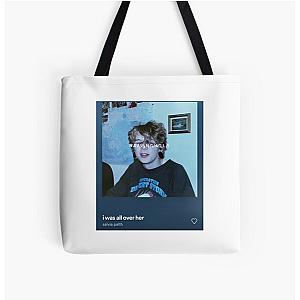 i was all over her song album cover salvia palth  All Over Print Tote Bag