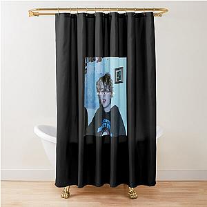 Melanchole Salvia Palth Sticker Shower Curtain