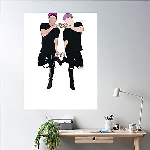 Sam And Colby  Poster Premium Merch Store