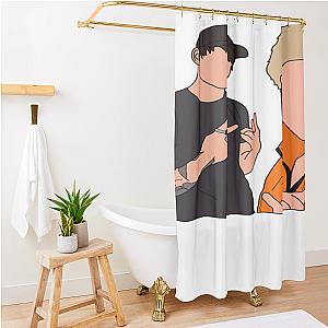 Sam And Colby 2 Shower Curtain Premium Merch Store