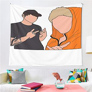 Sam And Colby 2 Tapestry Premium Merch Store