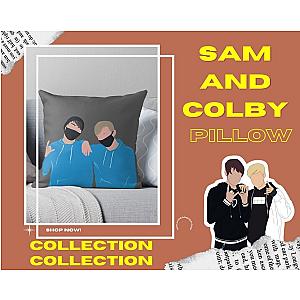 Sam And Colby Throw Pillow