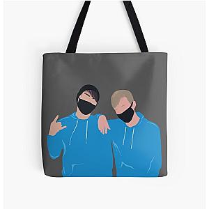 Sam and Colby (2) All Over Print Tote Bag RB3008