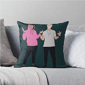 Sam and Colby155 Throw Pillow RB3008