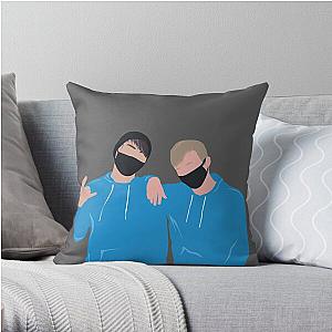 Sam and Colby (2) Throw Pillow RB3008