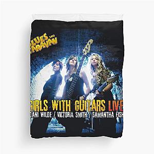 Samantha Fish girls with guitars live Duvet Cover