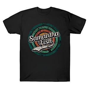 Samantha Fish Artistic Watercolor Portrait T-Shirt