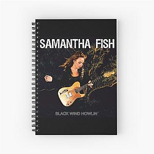 Samantha Fish black wind howlin Spiral Notebook