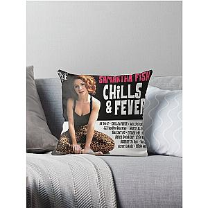 Samantha Fish chills fever Throw Pillow