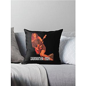 SAMANTHA FISH MUSIC ARTWORK  Throw Pillow