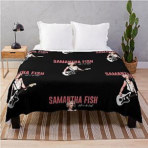 Samantha Fish T-Shirts Throw Blanket