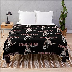 Samantha Fish Music Singer Band Throw Blanket