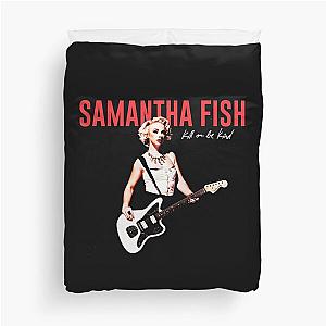 women singer and guitarist in the word SAMANTHA FISH 02 Duvet Cover