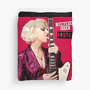 Samantha Fish faster Duvet Cover