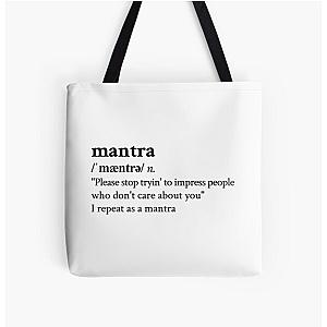 Mantra by Sam Fender All Over Print Tote Bag RB1412