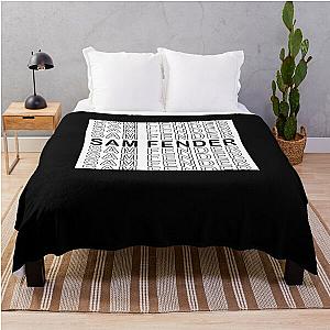 Graphic For Fans Retro Sam Fender Cool Gift Throw Blanket RB1412