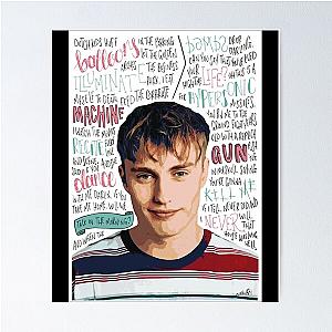 Mens Funny Sam Fender Graphic Boys Gifts For Movie Fans Poster RB1412