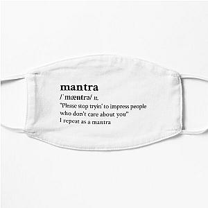 Mantra by Sam Fender Flat Mask RB1412