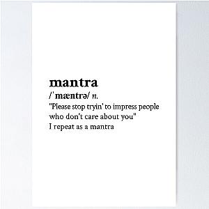 Mantra by Sam Fender Poster RB1412