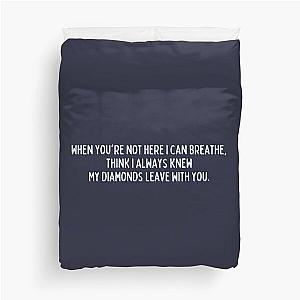 sam smith - diamonds Duvet Cover