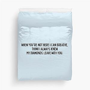 sam smith - diamonds Duvet Cover