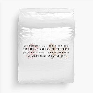 Sam Smith - Fire on Fire Duvet Cover