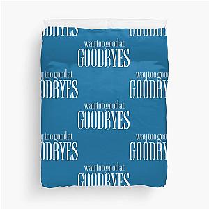 Sam Smith - Too Good at Goodbyes (White Ink) Duvet Cover