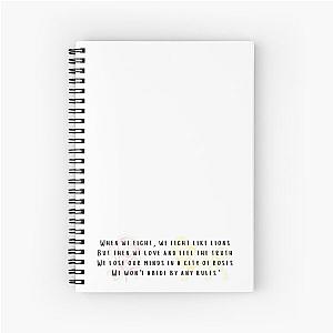 Sam Smith - Fire on Fire Spiral Notebook