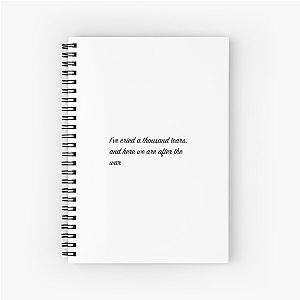 Sam Smith Scars Lyrics Spiral Notebook