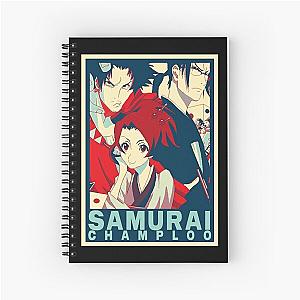 art painting samurai champloo Spiral Notebook