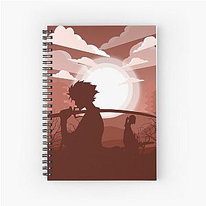 Samurai Champloo Art Minimalist Spiral Notebook